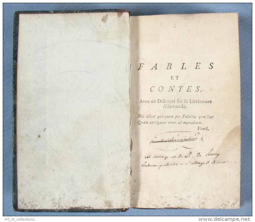Fables & Contes / M. De Rivery / Duchesne 1754 - 1701-1800