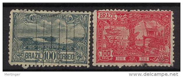 Brazil Brasil Mi# 189-90 Gest - Used Stamps