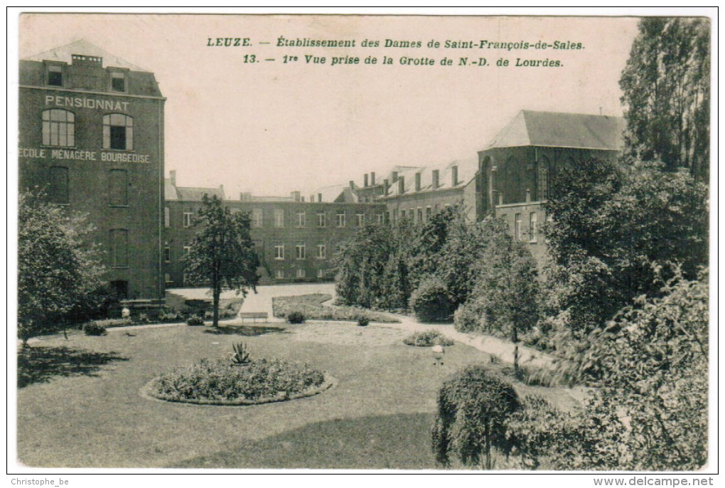 Leuze Etablissement Des Dames De Saint François De Sales, Grotte De N.D. De Lourdes (pk24086) - Leuze-en-Hainaut