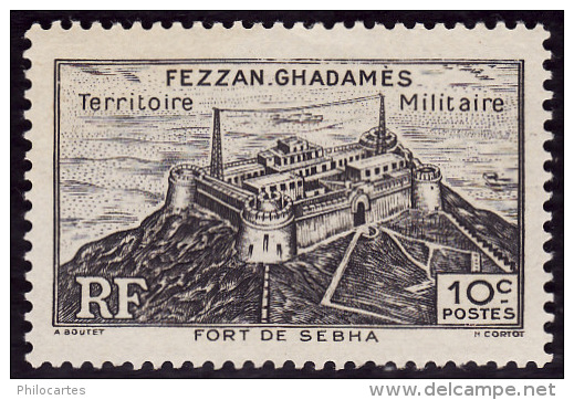 FEZZAN  1946   -  Y&T  28 -  Fort De Sebha   -  NEUF - Neufs