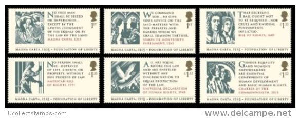 Great Britan  2015   Magna Carta 800jr         Postfris/mnh/neuf - Neufs