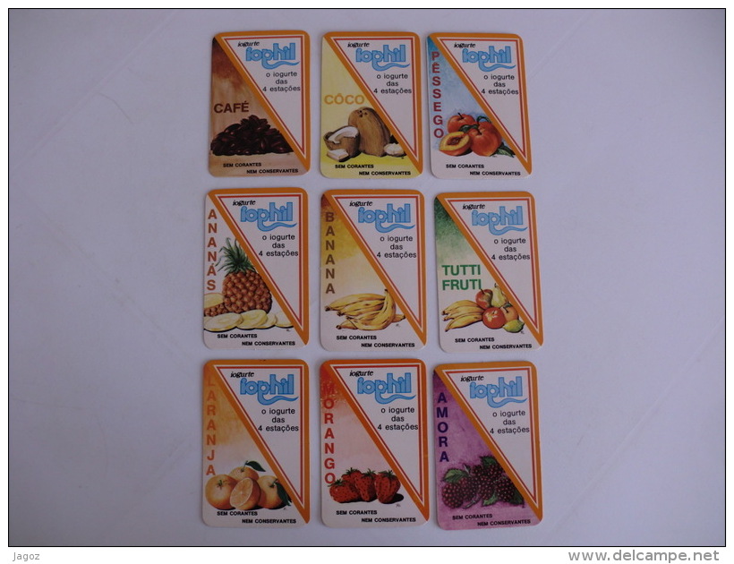 Yoghurt Iogurte Yaourt Iophil 9 Portuguese Pocket Calendars 1985 - Small : 1981-90