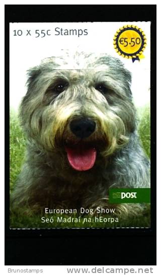 IRELAND/EIRE - 2009  EUROPEAN DOG SHOW   BOOKLET   MINT NH - Booklets