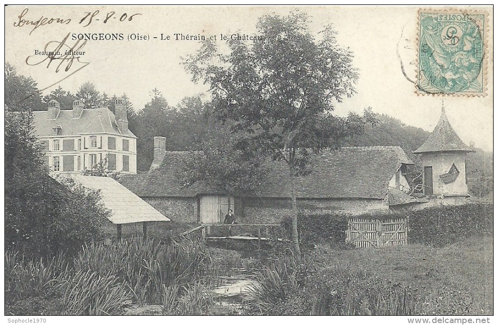 PICARDIE - 60 - OISE  - SONGEOIS - Le Thérain Et Le Château - Songeons