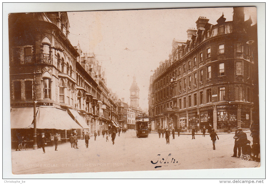 Commercial Street Newport (Monmouthshire) Tram, Tramway (pk23530) - Monmouthshire