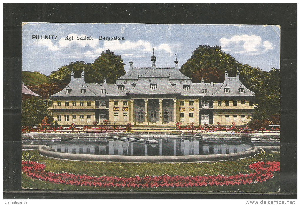 903b * PILLNITZ * KÖNIGLICHES SCHLOSS * BERGPALAIS * 1917 **!! - Pillnitz