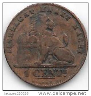 1 Centime Cu Léopold II 1901 FL Qualité+++++++++++++ - 1 Cent