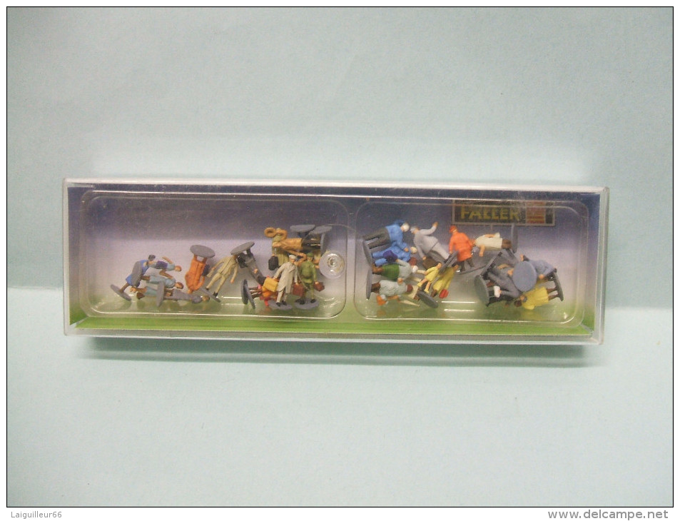 Faller - 36 PERSONNAGES Voyageurs 155250 NBO N 1/160 - Scenery