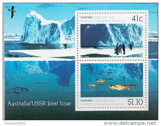 Australia MNH SS And Overprinted SS - Marine Life