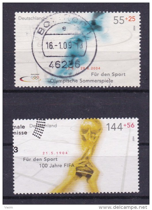 Duitsland - Deutsche Bundespost-Jaar 2004 - MI.nrs 2383 En 2386 - ° - Usados