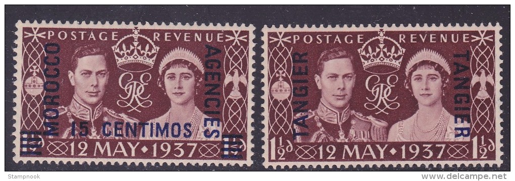 Great Britain Offices Abroad Scott      82, 514 MNH  Ovrpnt Black Not Blue - Nuevos