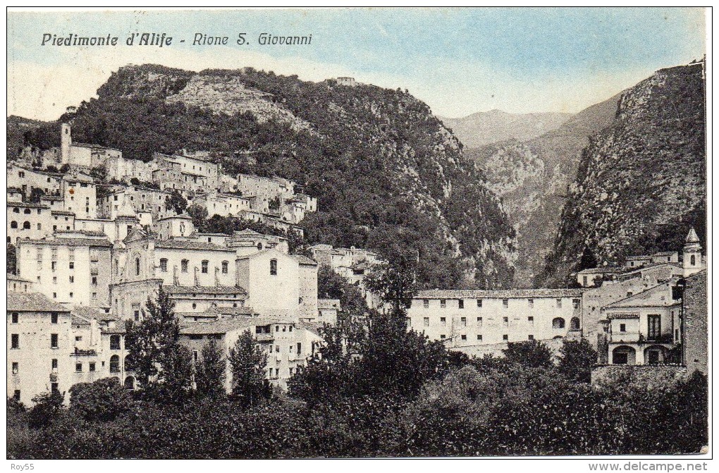 Campania-caserta-piedimonte D'alife Veduta Rione S.giovanni Anni/20 - Altri & Non Classificati