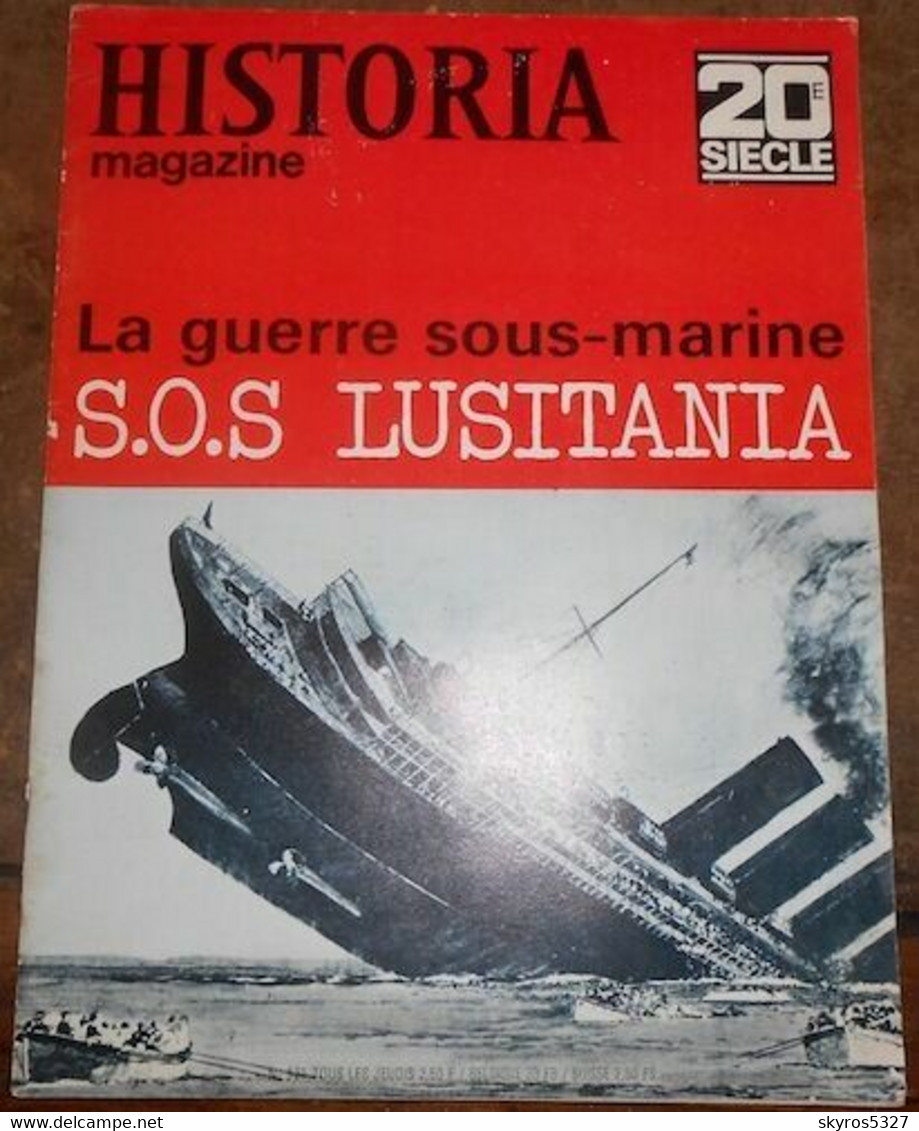 La Guerre Sous-marine - S.O.S. Lusitania - Guerre 1914-18