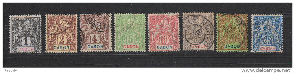 Yvert 16 / 23 Oblitérés - Used Stamps
