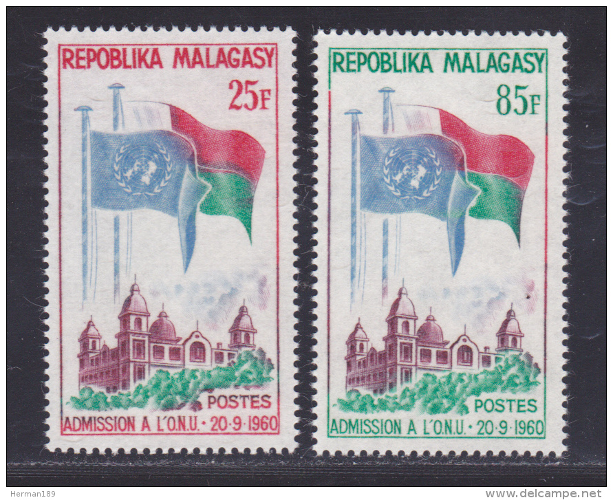 MADAGASCAR N°  362 & 363 ** MNH Neufs Sans Charnière, TB  (D379) - Madagascar (1960-...)