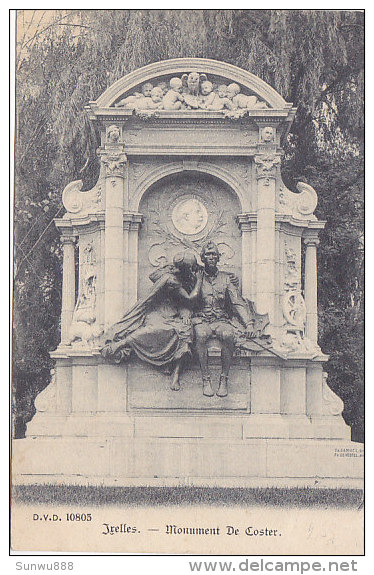 Ixelles - Monument  De Coster (D.V.D. 10803) - Elsene - Ixelles