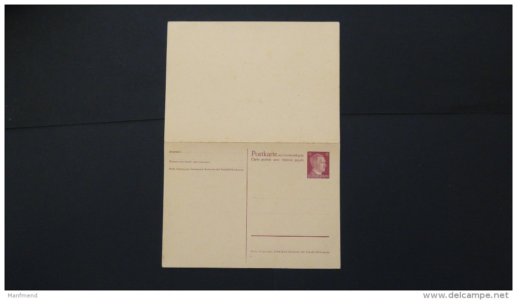 Germany - 1941 - Mi: P303 F+A* - Postal Stationery - Look Scan - Sonstige & Ohne Zuordnung