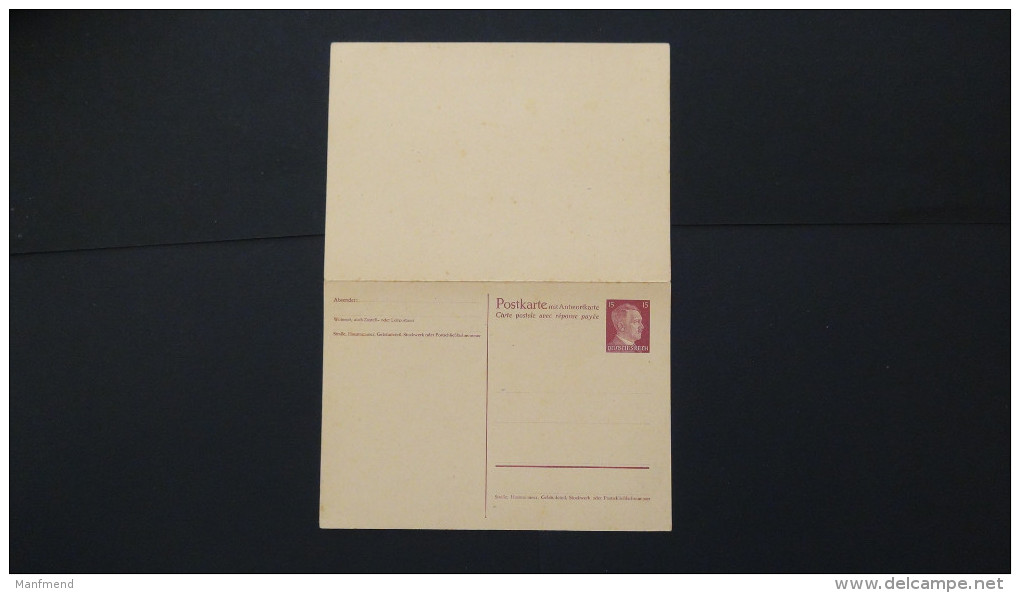 Germany - 1941 - Mi: P303 F+A* - Postal Stationery - Look Scan - Other & Unclassified