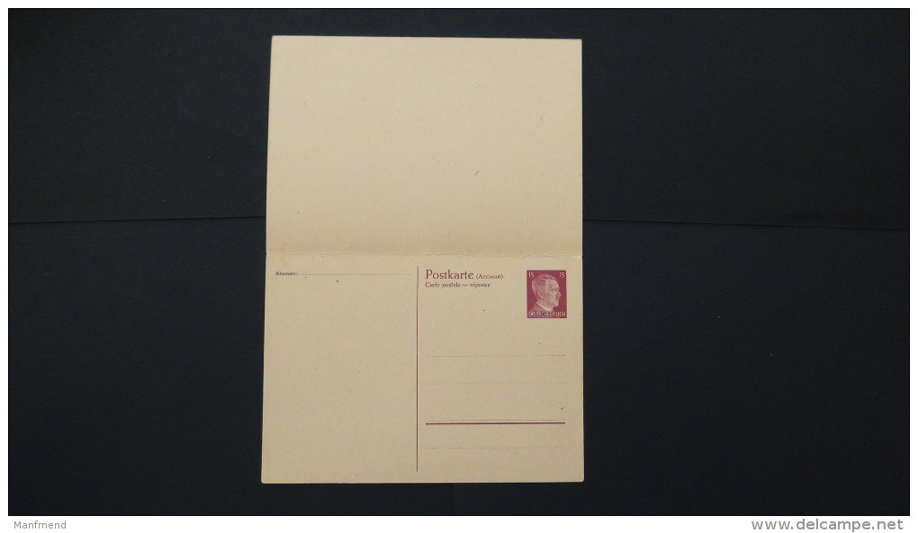 Germany - 1941 - Mi: P303 F+A* - Postal Stationery - Look Scan - Other & Unclassified