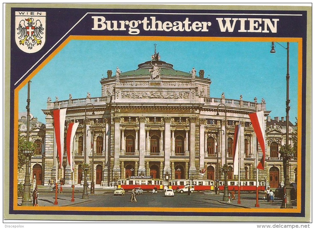 L3327 Wien - Burgtheater - Auto Cars Voitures Tram / Non Viaggiata - Wien Mitte