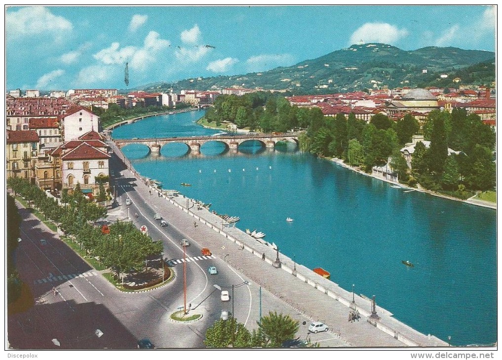 L3345 Torino - Lungo Po - Scorcio Panoramico / Viaggiata 1964 - Fiume Po