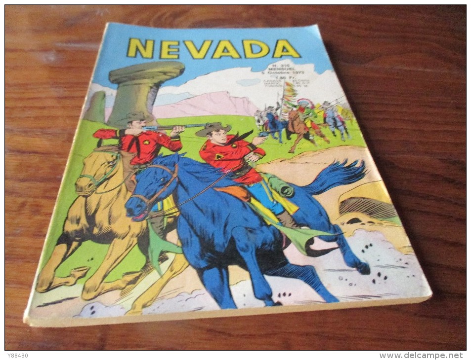 NEVADA - N° 315 De 1973 - BD De Poche. - Nevada