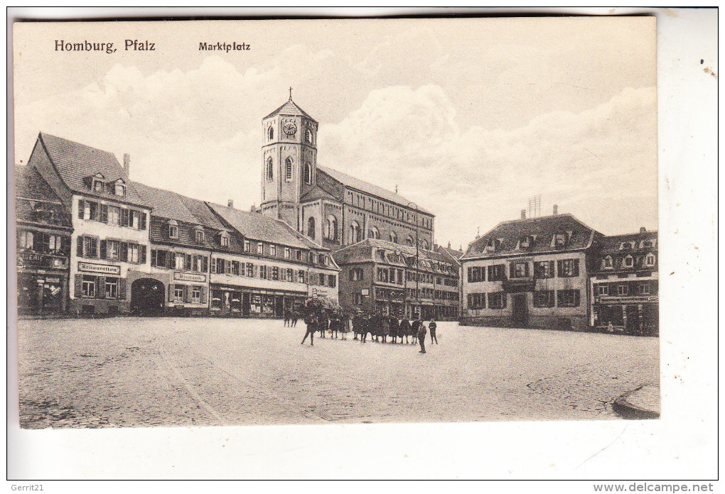 6650 HOMBURG, Marktplatz - Saarpfalz-Kreis