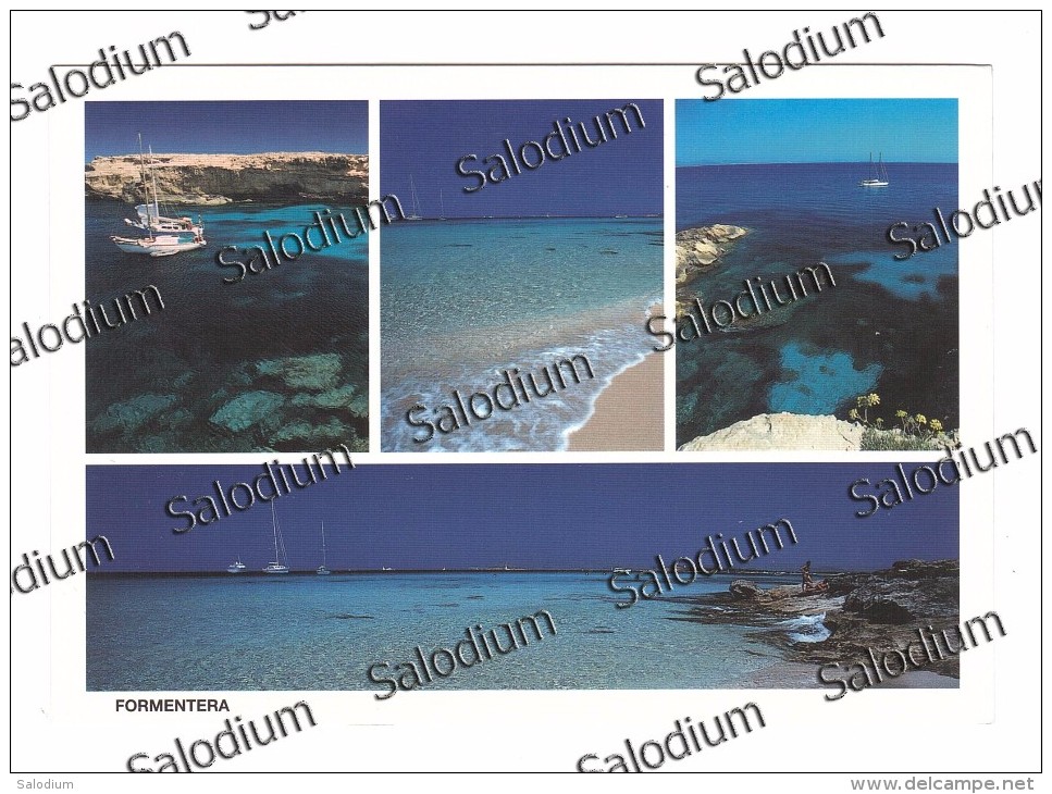 (*) FORMENTERA ILLETES - BALEARI - XXL CARD - Big Format - Formentera