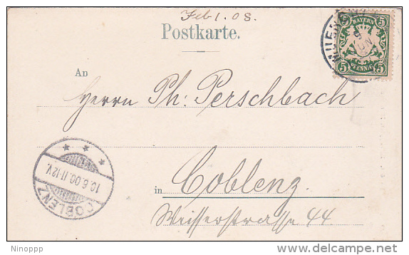 Germany 1900 Munchen, Palace Of Justice, Postcard - World