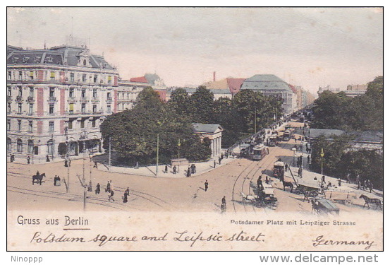 Germany 1906 Gruss Aus Berlin, Potsdamer Platz, Postcard - World