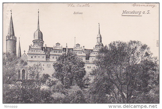 Germany 1907 Merserburg, Schloss Postcard - World