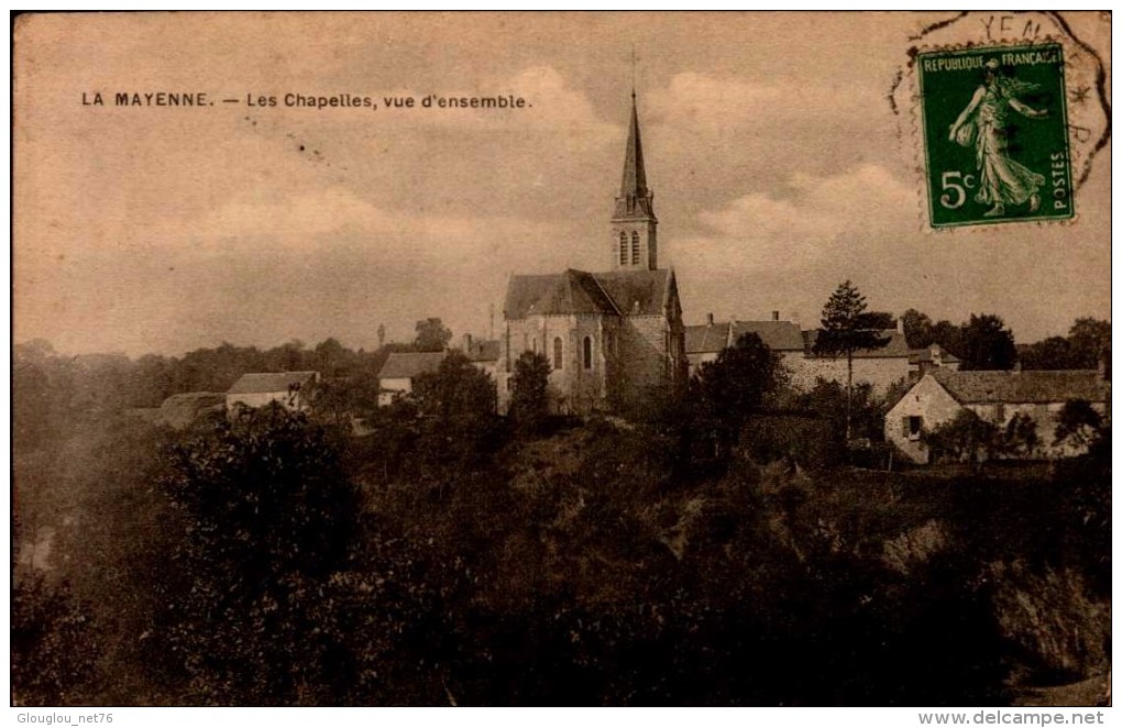 53-MAYENNE..LES CHAPELLES,VUE D'ENSEMBLE...CPA - Mayenne