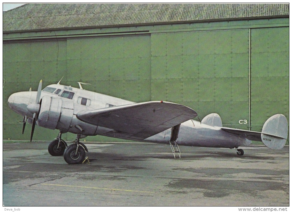 Aviation Postcard Lockheed 10A Electra 1037 Aircraft Wroughton Airfield 2003 - 1919-1938: Between Wars