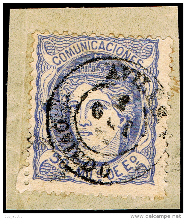 ASTURIAS - EDI O 107 - MAT. FECH. T.II \"AVILES\ - Used Stamps