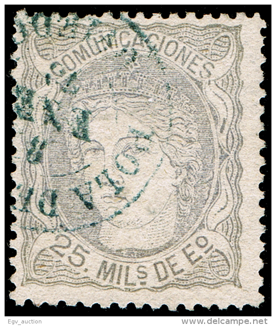 ASTURIAS - EDI O 106 - MAT. FECH. T.II \"POLA DE SIERO\ - Used Stamps