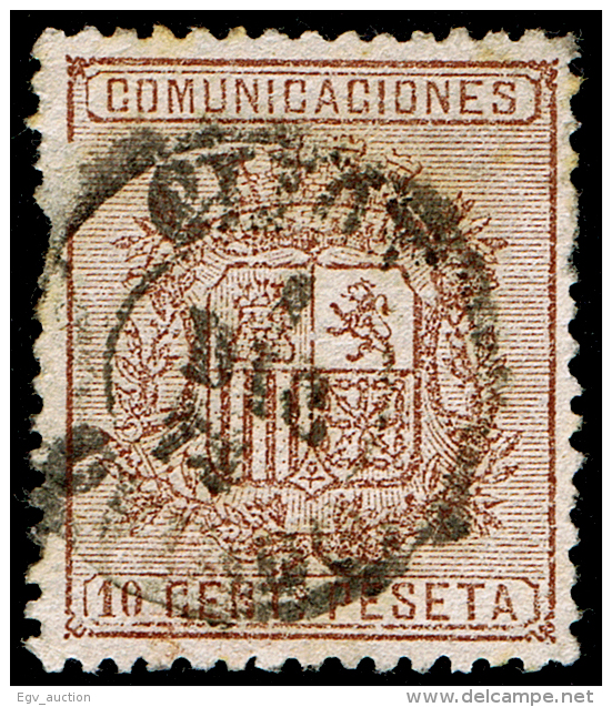 ASTURIAS - EDI O 153 -  MAT. FECH. \"GIJON\ - Used Stamps
