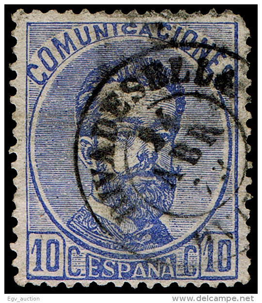 ASTURIAS - EDI O 121 -  MAT. FECH. \"RIVADESELLA\ - Used Stamps
