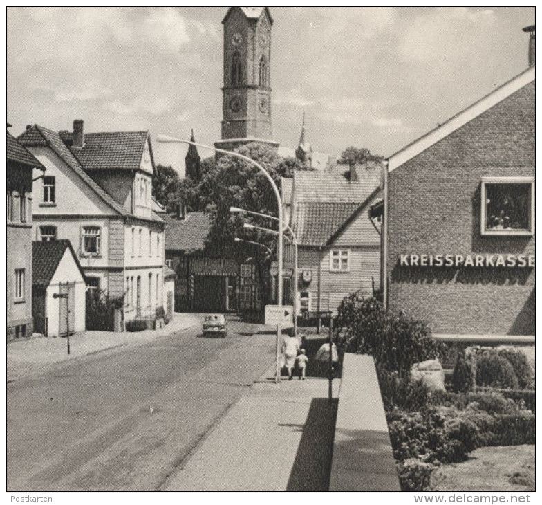 ÄLTERE POSTKARTE BUER MELLE OSNABRÜCK KREISSPARKASSE Wiehengebirge Fr. Koch, Papier- Und Schreibwaren Ansichtskarte - Melle