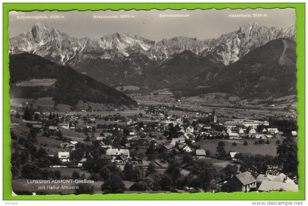 Luftkurort ADMONT - Gesäuse Mit Haller-Mauern Echte Photographie - Admont