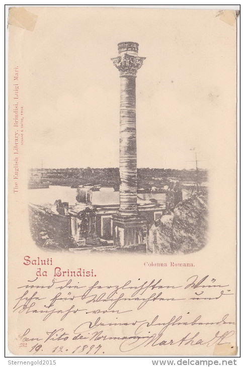 Brindisi - Colonna Romana 1897 - Brindisi