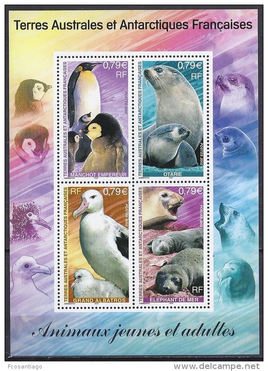 ANTARTIDA FRANCESA 2002 - Yvert #H8 - MNH ** - Hojas Bloque