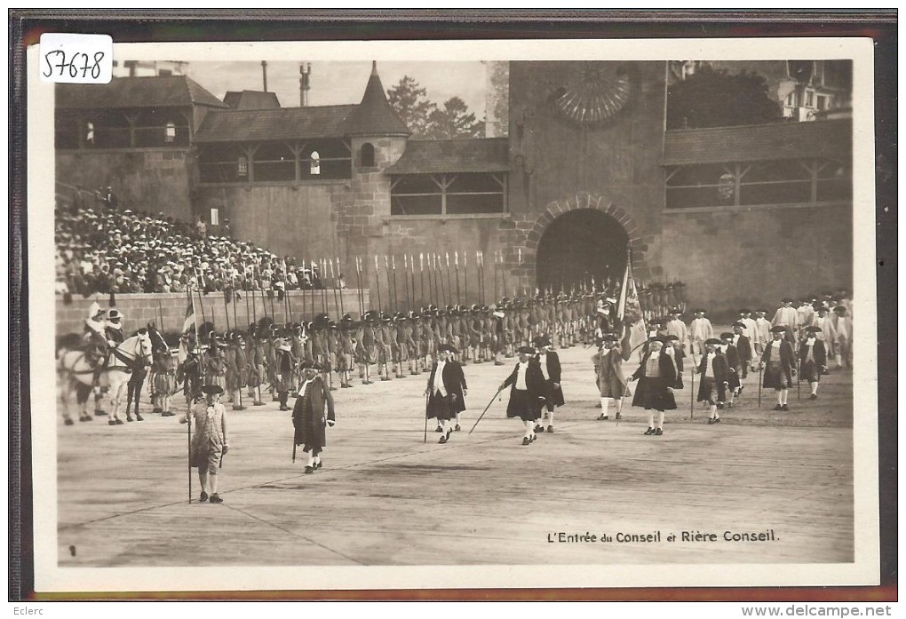 DISTRICT DE VEVEY /// VEVEY - FETE DES VIGNERONS 1927 - TB - Vevey