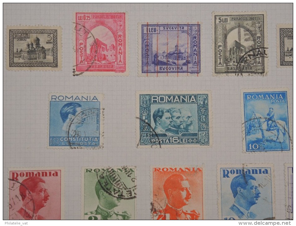 ROUMANIE - Petite collection à étudier - Petit prix - A voir - Lot n° 9545