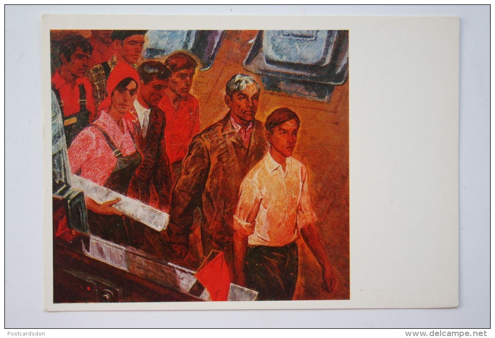 Shostack "Labor Dinasty". OLD Soviet PC 1981 - Labor Unions