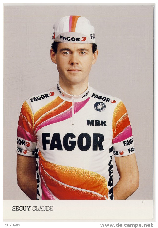 SEGUY  CLAUDE  -EQUIPE  FAGOR 1988  N149 - Cyclisme