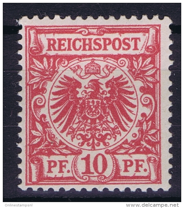 Deutsches Reich: Mi.nr  47  MH/*/Falz - Unused Stamps