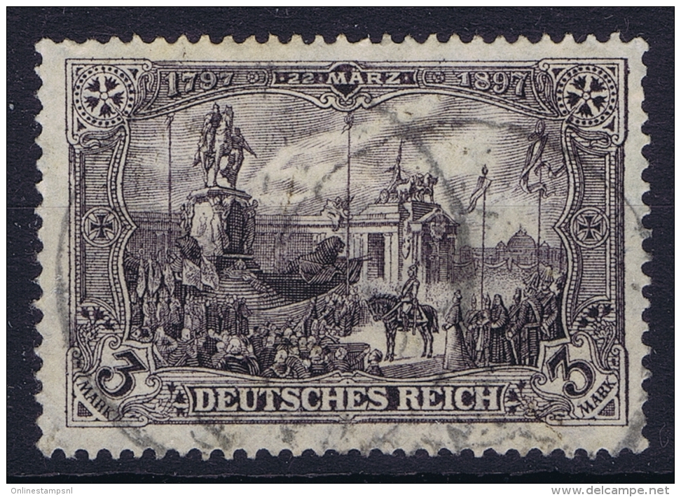 Deutsches Reich: Mi.nr  96 A I B  Used   Signed/ Signé - Gebraucht