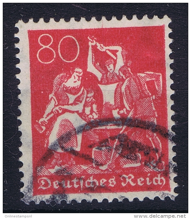 Deutsches Reich: Mi.nr  186  Used - Gebraucht