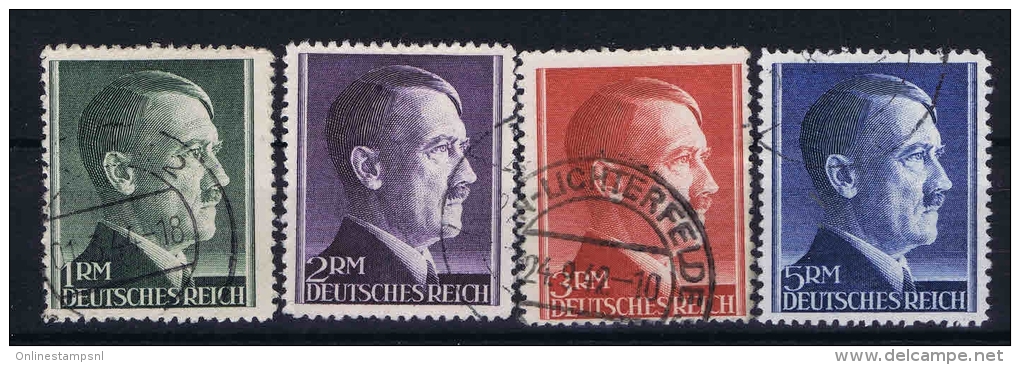 Deutsches Reich: Mi.nr  799 A - 802 A Used   1942 - Gebraucht