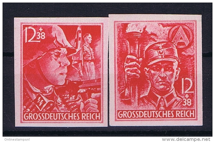 Deutsches Reich: Mi.nr  909 U - 910 U   MNH/** Postfrisch 1945 - Ungebraucht